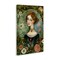 Stupell Industries Floral Edged Victorian Woman Canvas Design by The Dutch Lady